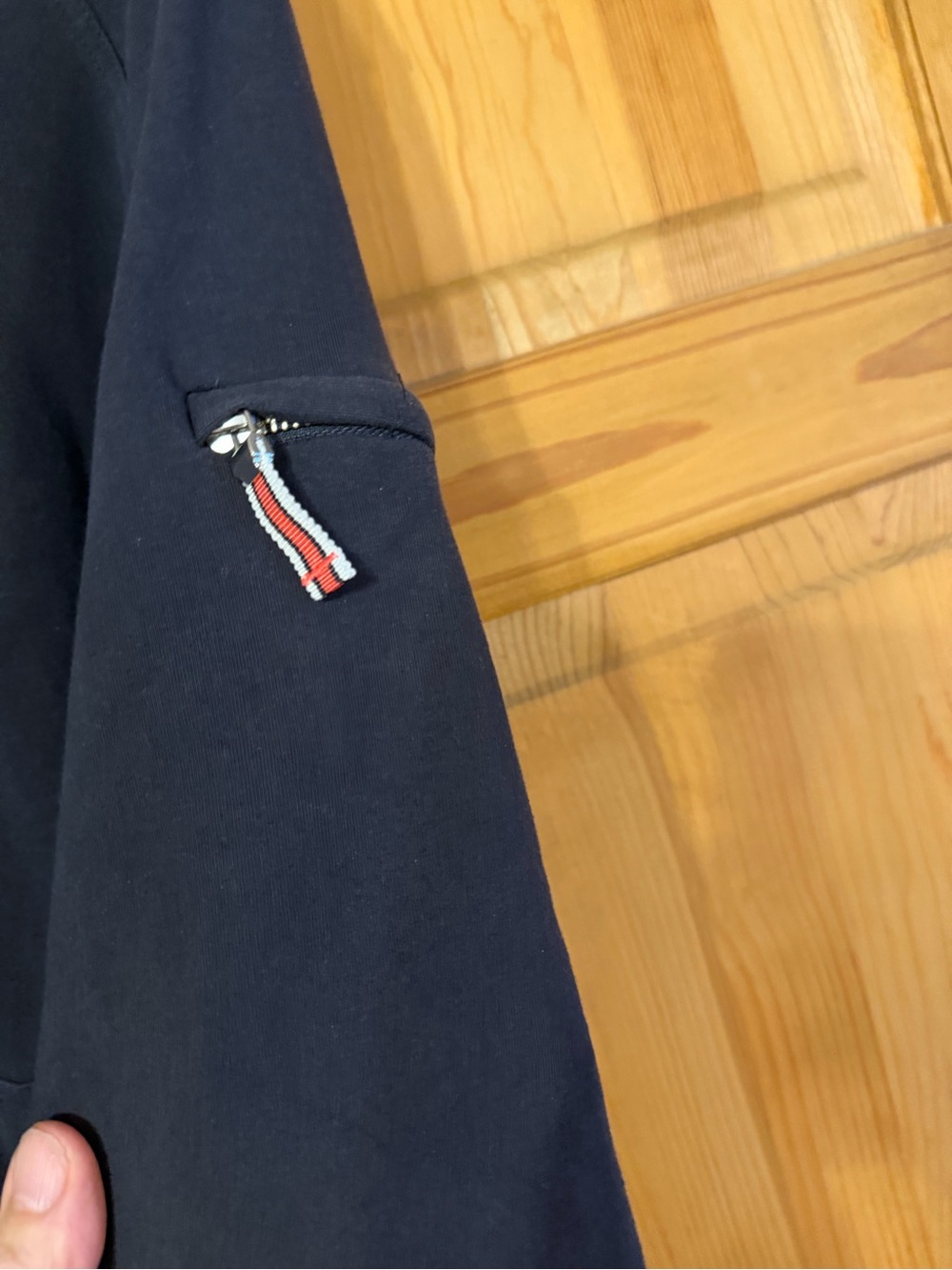 LOFT Navy Blue Zip-Up Hoodie - Picture 5 of 9